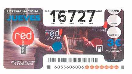 Décimo 16727 del sorteo 35-30/04/2026 Jueves