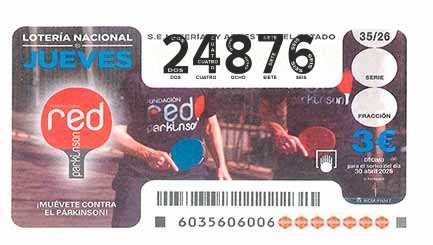 Décimo 24876 del sorteo 35-30/04/2026 Jueves