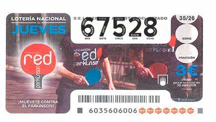 Décimo 67528 del sorteo 35-30/04/2026 Jueves