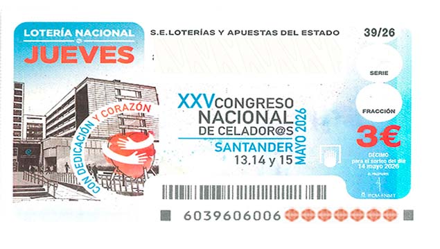 Décimo 99375 del sorteo 39-14/05/2026 Jueves