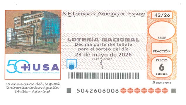 Décimo 22893 del sorteo 42-23/05/2026 Sábado