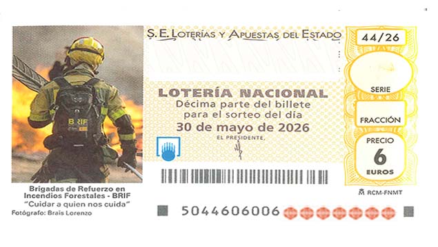 Décimo 58862 del sorteo 44-30/05/2026 Sábado