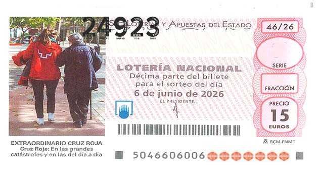 Décimo 24923 del sorteo 46-06/06/2026 Sábado