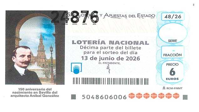 Décimo 24876 del sorteo 48-13/06/2026 Sábado