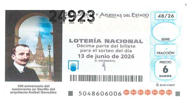 Décimo 24923 del sorteo 48-13/06/2026 Sábado
