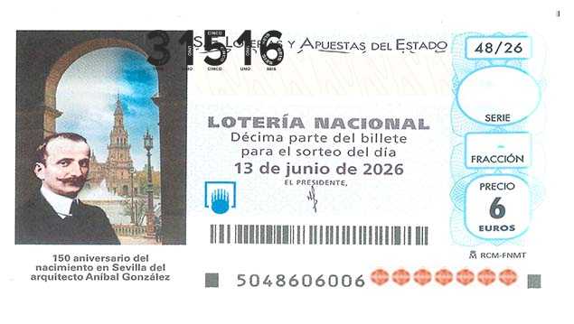 Décimo 31516 del sorteo 48-13/06/2026 Sábado