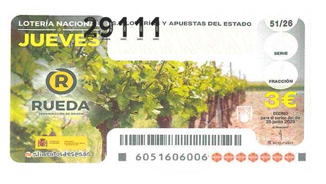 Décimo 29111 del sorteo 51-25/06/2026 Jueves