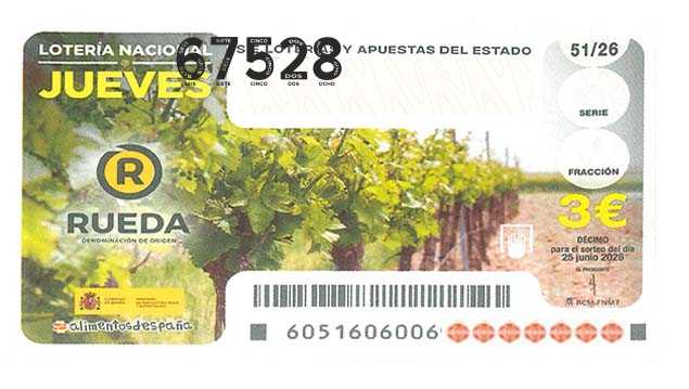 Décimo 67528 del sorteo 51-25/06/2026 Jueves