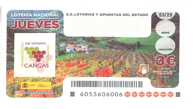 Décimo 98436 del sorteo 53-02/07/2026 Jueves