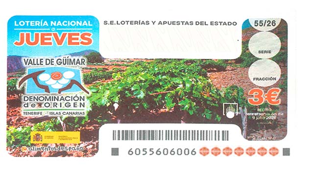 Décimo 15967 del sorteo 55-09/07/2026 Jueves