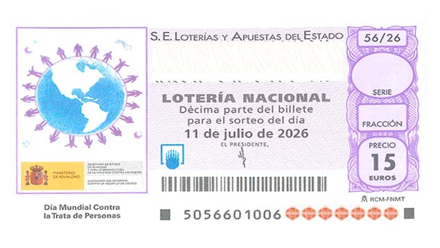 Décimo 99802 del sorteo 56-11/07/2026 Sábado