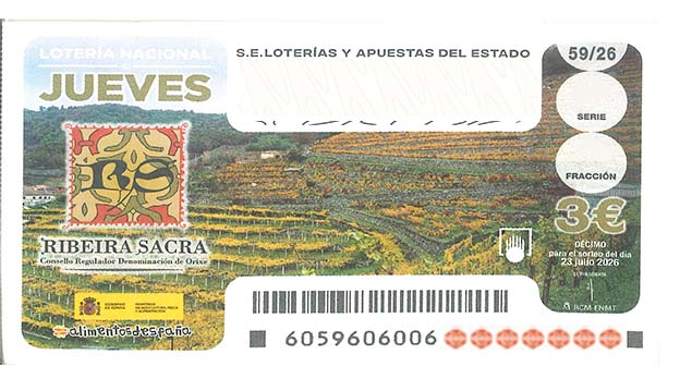 Décimo 99905 del sorteo 59-23/07/2026 Jueves